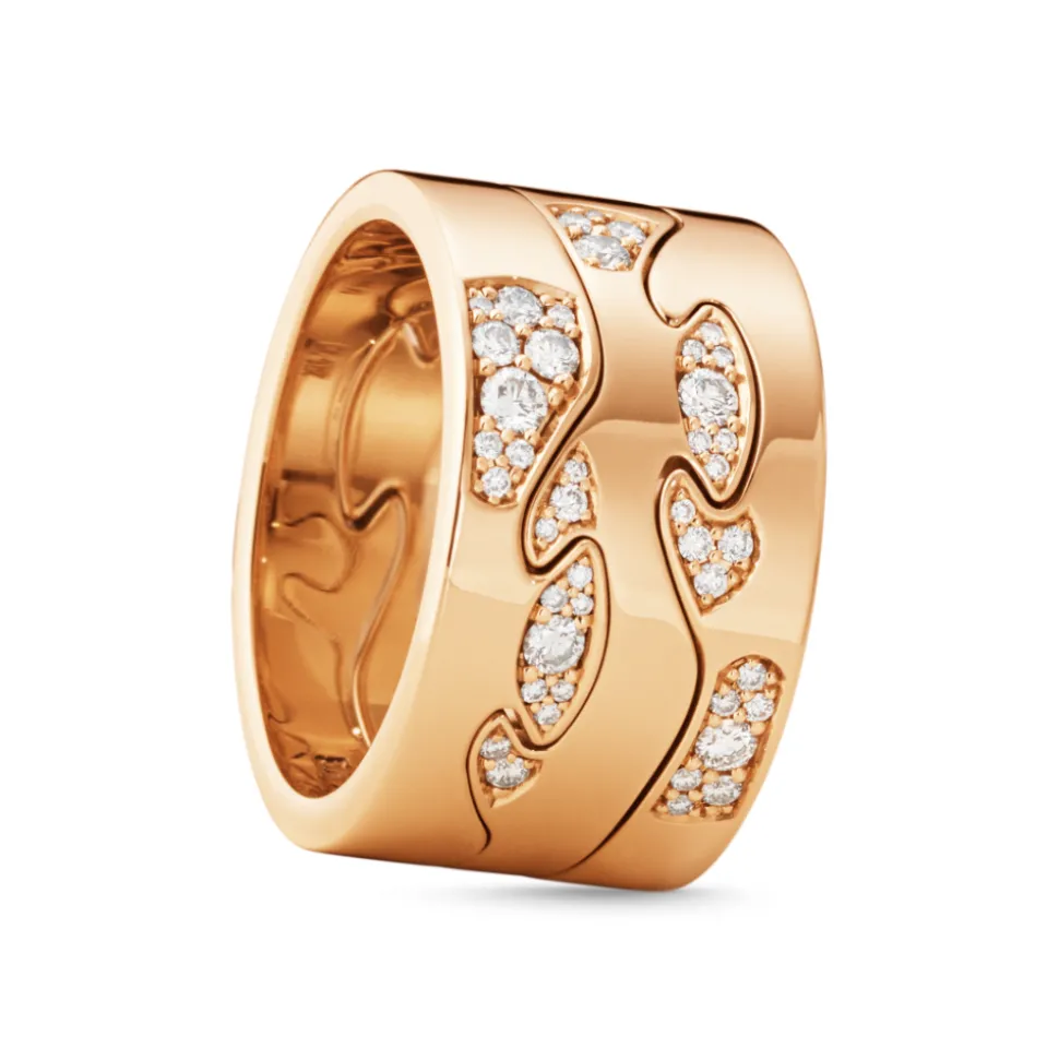 Georg Jensen – Fusion Cloud endering – 18k rosegull og diamanter