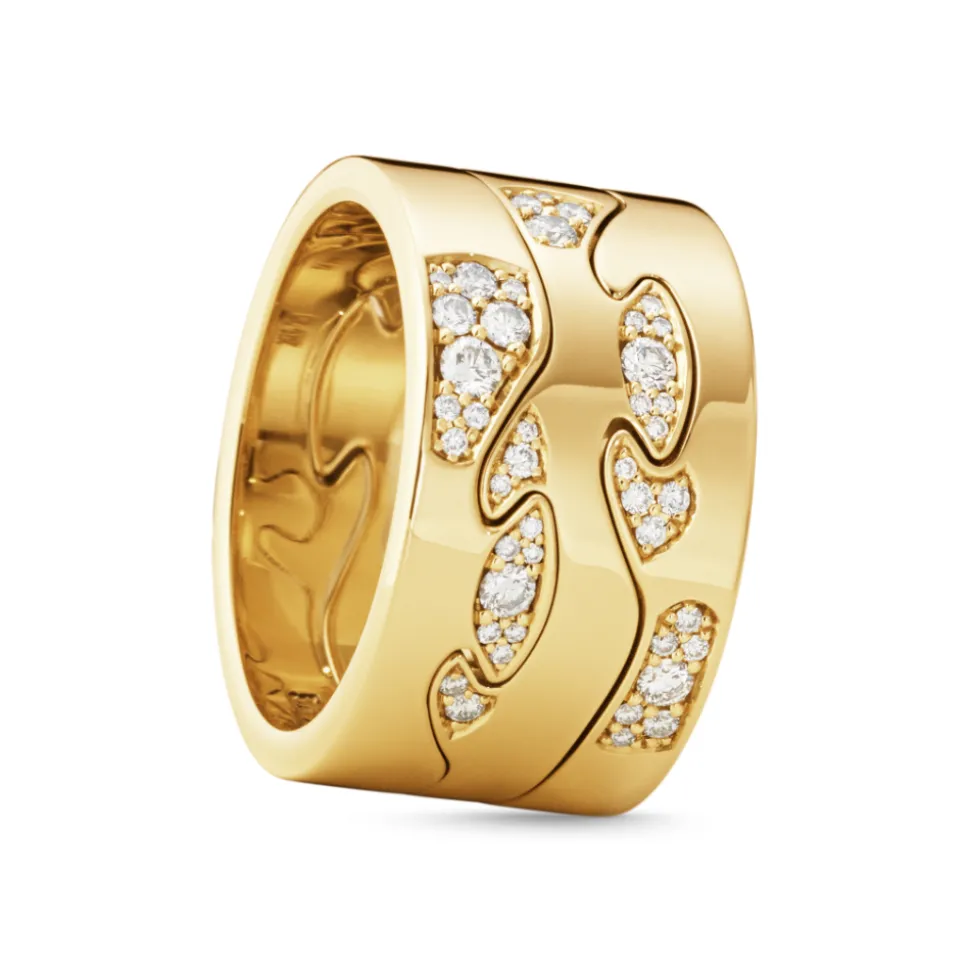 Georg Jensen – Fusion Cloud endering – 18k gult gull og diamanter