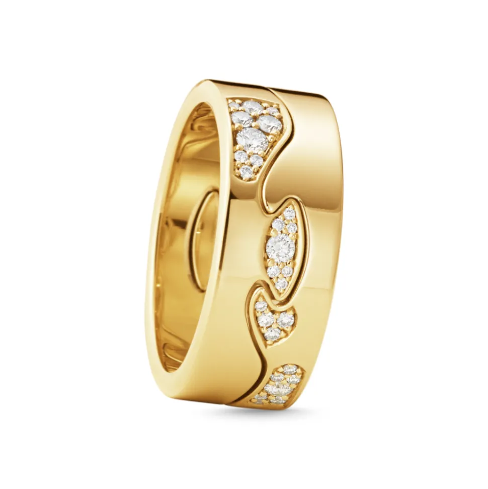 Georg Jensen – Fusion Cloud endering – 18k gult gull og diamanter