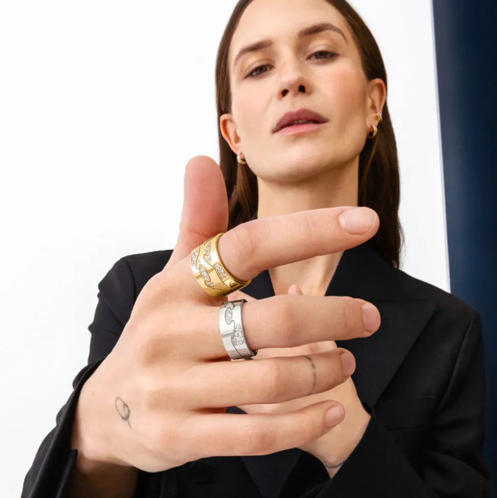 Georg Jensen – Fusion Cloud endering – 18k hvitt gull og diamanter
