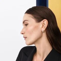 Georg Jensen – Fusion earcuff i 18k hvitt gull, med diamanter