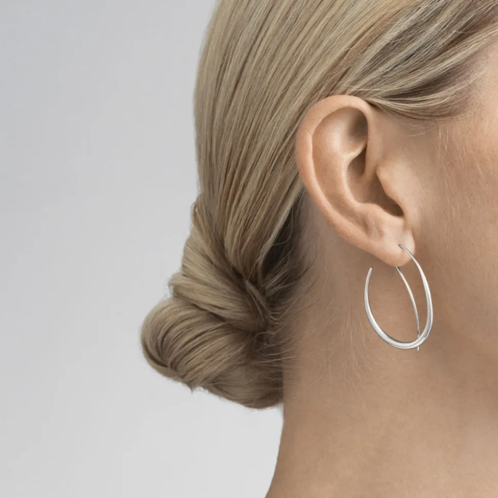 Georg Jensen – Offspring øreringer i sølv