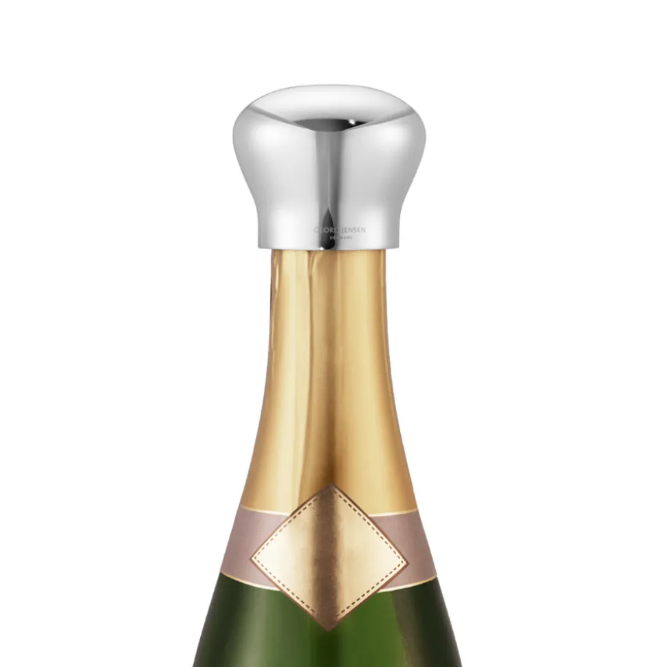 Georg Jensen – Sky Champagnestopper i rustfritt stål