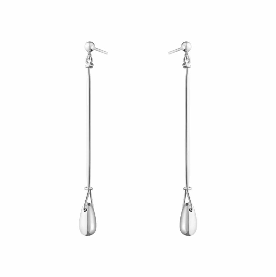 Georg Jensen Jewellery – Vivianna lang ørepynt i sølv