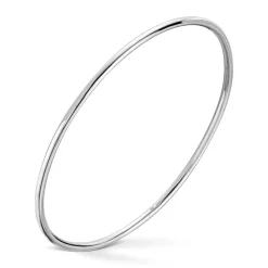 Gold by Frisenberg – Armring i hvitt gull – Blank – 2,2 mm bredde