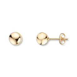 Gold by Frisenberg – Kuleørepynt i gult gull – 6 mm