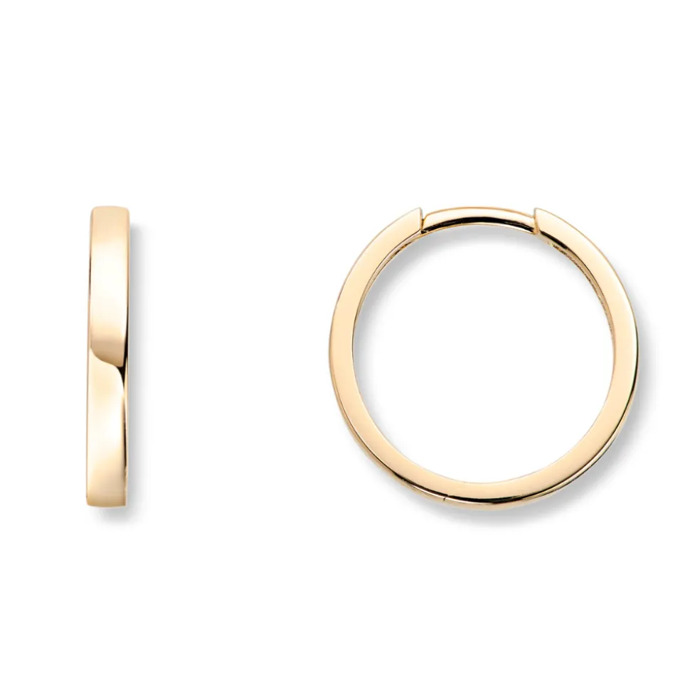 Gold by Frisenberg – Øreringer i gult gull – 16,5 mm diameter