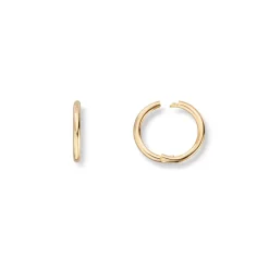 Gold by Frisenberg – Øreringer i gult gull – 9 mm diameter