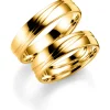 Gult gull ring – 7 mm bredde
