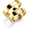 Gult gull ring – 5 mm bredde