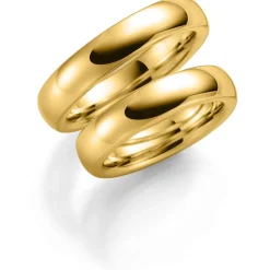 Gult gull ring – 5 mm bredde