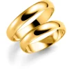 Gult gull ring – 2,5 mm bredde