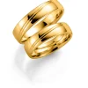 Gult gull ring – 9 mm bredde