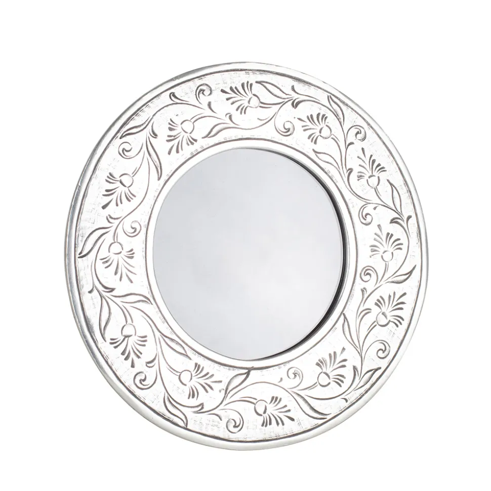 Hammerlund Fotoramme rund m/blomstermotiv