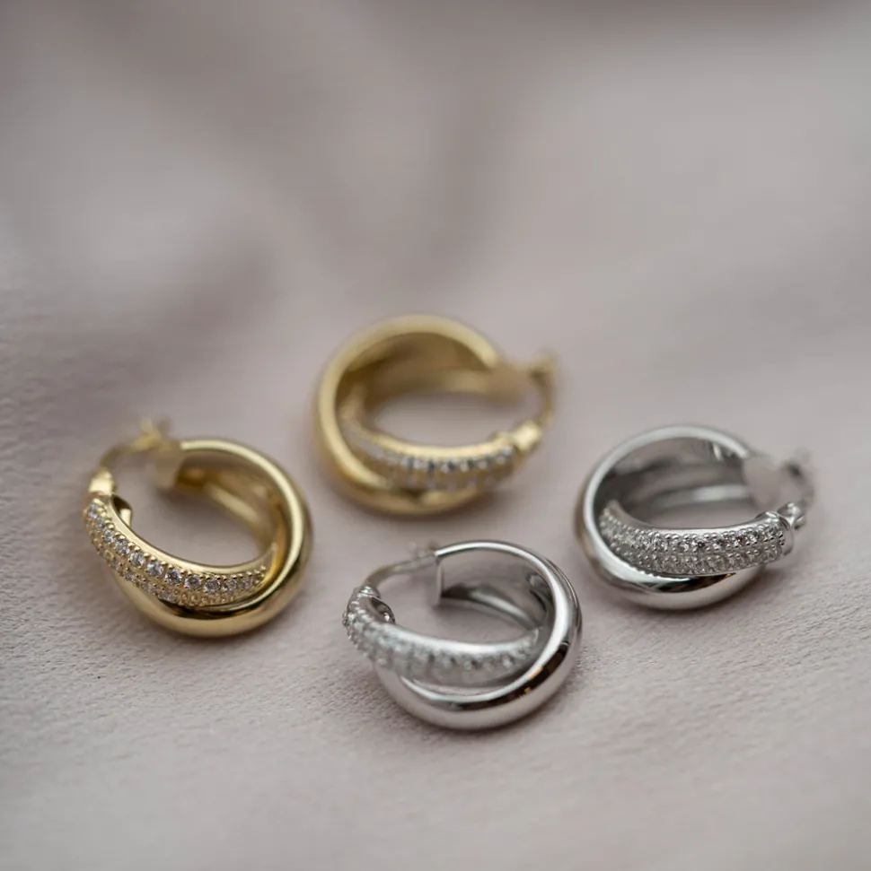Hoops & Rings by Gulldia – Øreringer i sølv