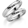 Hvitt gull ring – 5 mm bredde