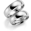Hvitt gull ring – 2,5 mm bredde