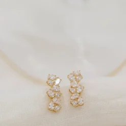 Janne Formoe by PAN Jewelry – Øreringer i sølv med zirkonia