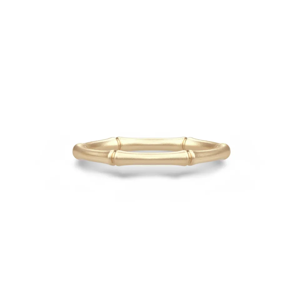 Julie Sandlau – Bamboo Small ring i 14k gult gull