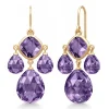 Julie Sandlau – Olivia Chandelier i forgylt sølv – Amethyst