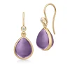 Julie Sandlau – Paloma ørepynt i 22k forgylt sølv – Amethyst