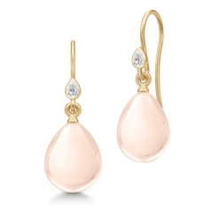 Julie Sandlau – Prima Ballerina ørepynt i 22k forgylt sølv – Blush