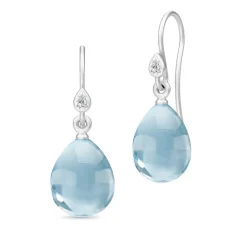 Julie Sandlau – Prima Ballerina ørepynt – Ocean Blue