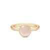 Julie Sandlau – Primini ring i 22k forgylt sølv – Milky Rose