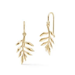 Julie Sandlau – Ørepynt i 18k gult gull – Little Tree Of Life