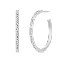 Julie Sandlau – Øreringer i sølv – Infinity Medium Hoops