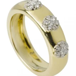 Lene Visholm- Ring med diamanter- gull