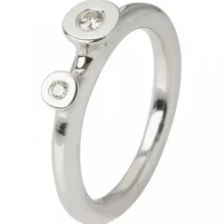 Lene Visholm- Ring med diamanter- Hvitt gull