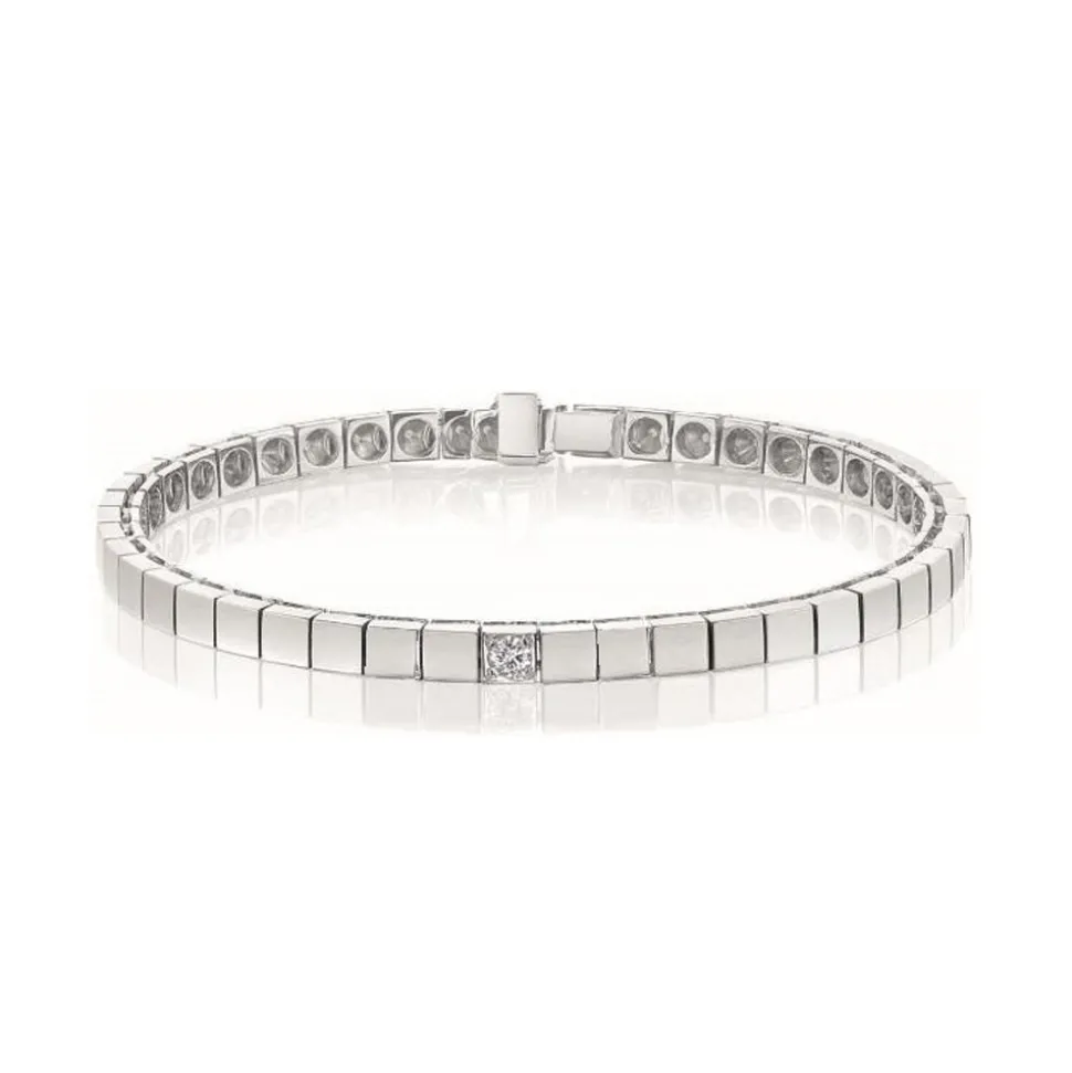 NC Christophersen – Allianse armbånd i hvitt gull – 0,05 ct diamanter