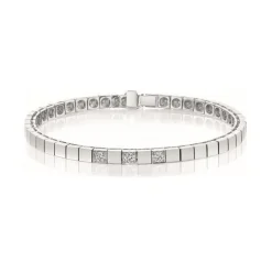 NC Christophersen – Allianse armbånd i hvitt gull – 0,15 ct diamanter