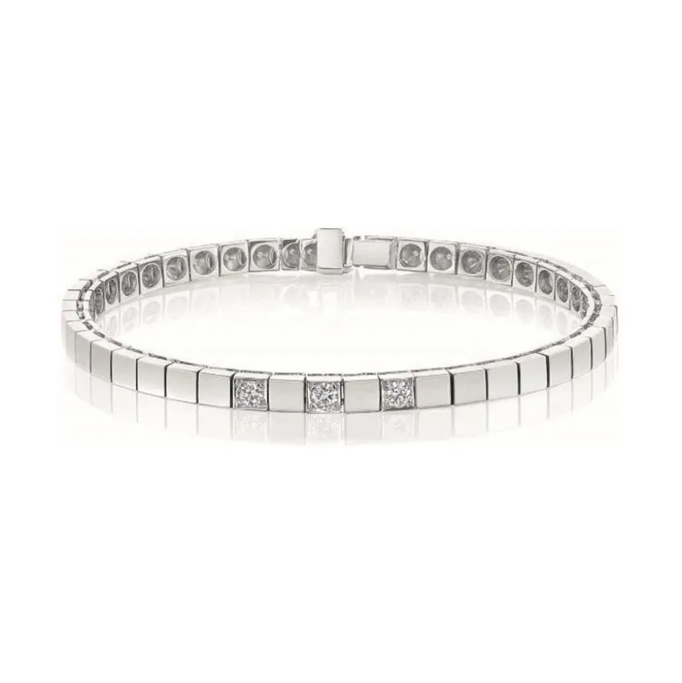 NC Christophersen – Allianse armbånd i hvitt gull – 0,30 ct diamanter