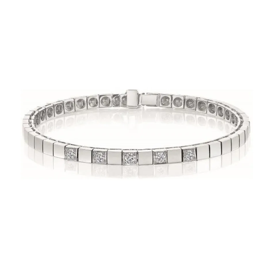 NC Christophersen – Allianse armbånd i hvitt gull – 0,75 ct diamanter