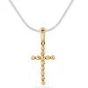 NC Christophersen – Anheng i gull – Kors med diamant 0,03 ct WP