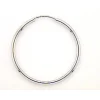 NC Christophersen – Creoler i hvitt gull – 30 mm i diameter