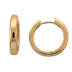 NC Christophersen – Creoler i gult gull – 16 mm i diameter