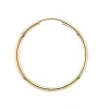 NC Christophersen – Creoler i gult gull – 30 mm i diameter