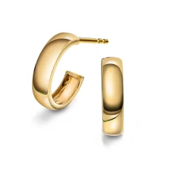 NC Christophersen – Creoler i gult gull, 12mm