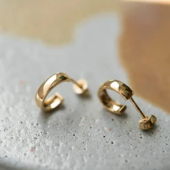 NC Christophersen – Creoler i gult gull, 12mm