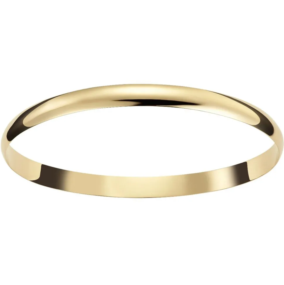 NC Christophersen – Massiv armring i gult gull – 5 mm