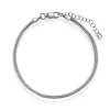 NC Christophersen – Oval slange armbånd i sølv