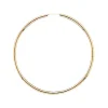 NC Christophersen – Store creoler i gult gull – 50 mm i diameter
