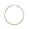 NC Christophersen – Store creoler i gult gull – 40 mm i diameter