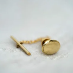 NC Christophersen – Tie tack i gult gull – Oval