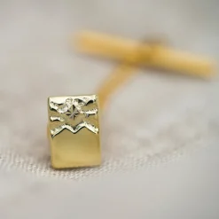 NC Christophersen – Tie-tack i gult gull
