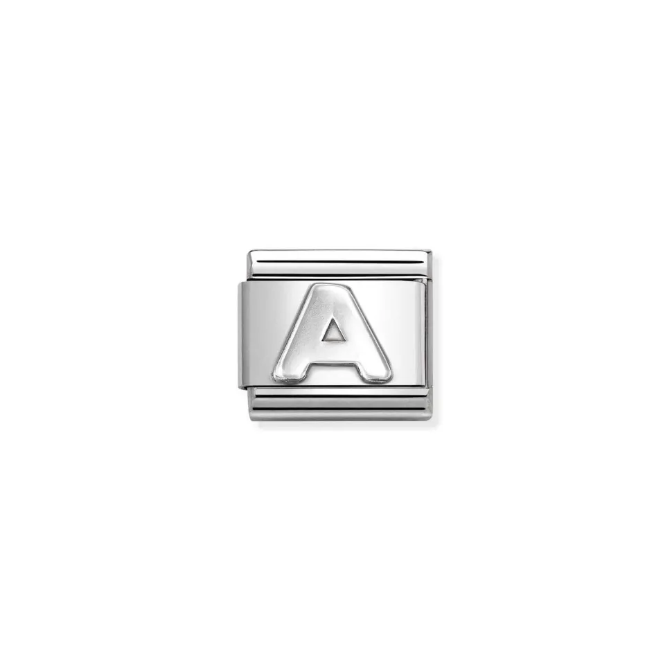Nomination – COMPOSABLE CLASSIC OXIDIZED LETTERS IN STEEL AND 925 STERLING SILVER (01_A)