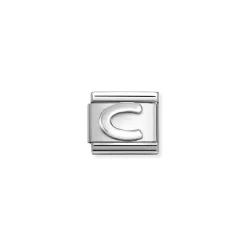 Nomination – COMPOSABLE CLASSIC OXIDIZED LETTERS IN STEEL AND 925 STERLING SILVER (03_C)